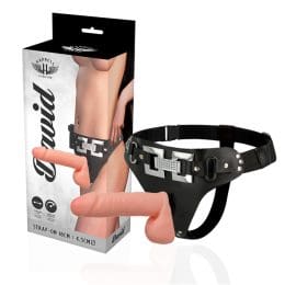HARNESS ATTRACTION - DELUXE HARNESS WITH REALISTIC VIBRATION 18 X 4.5CM 2